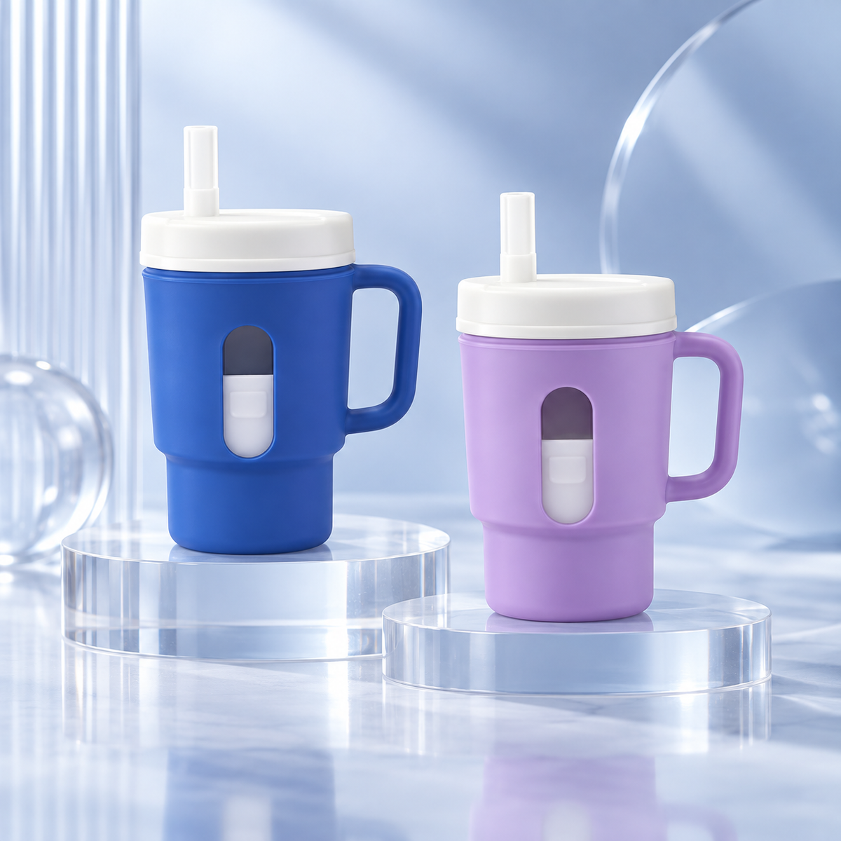 Dwellensa Silicone Sippy Cup Set