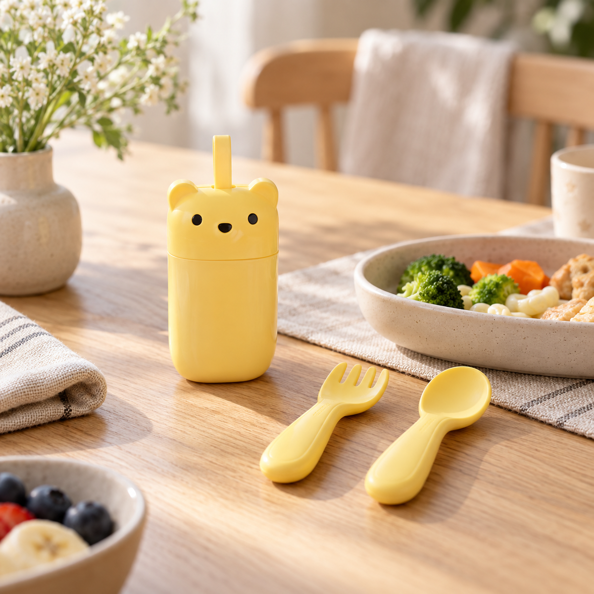 Dwellensa Honey Bear Straw Cup